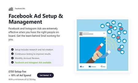 Facebook Ad Setup & Management - £150 Setup Fee + 10% of Ad Spend!