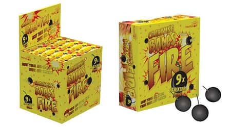 DIY BONFIRE NIGHT - Crackling Balls Of Fire (Pack Of 9)!