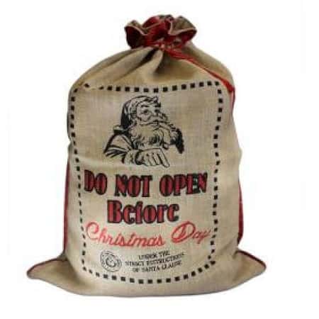 Jute Santa Sacks