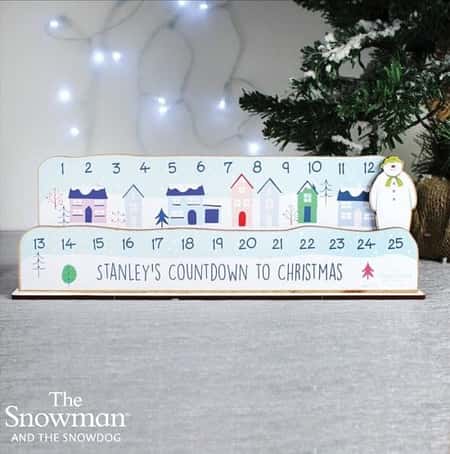 Personalised Make Your Own The Snowman Christmas Advent Countdown Kit