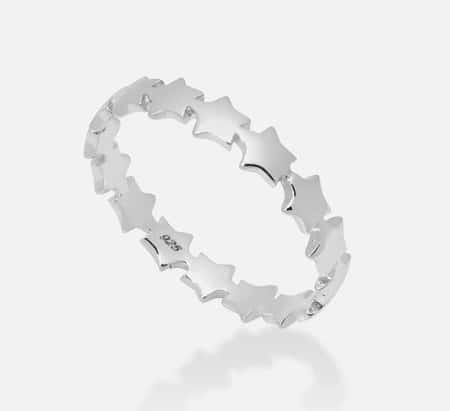 925 Solid Sterling Silver Multi Star Ring in Sizes G-Z /20 Different Sizes