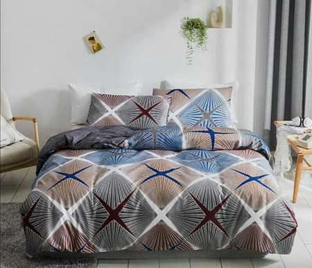 Beachlines Pula Dream Check Pattern Duvet Cover Set (Reversible)
