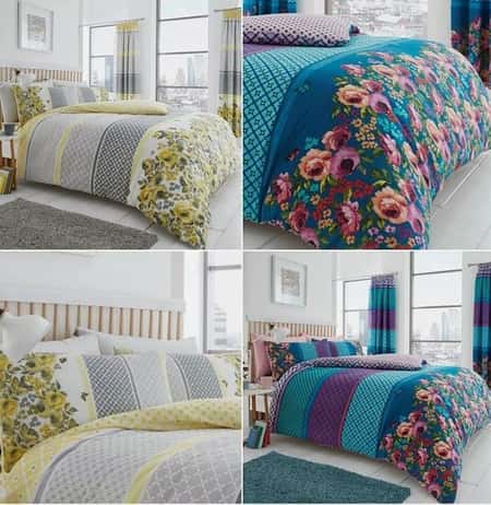Luxurious Saphira Floral Modern Stylish Duvet Set