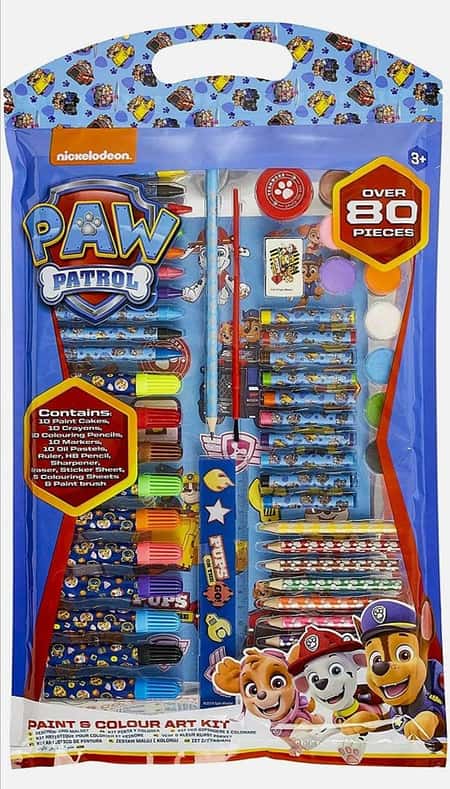 PAW PATROL 80 Pieces Arts & Crafts Set