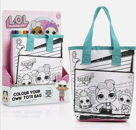 L.O.L. Surprise Tote Bags Set to Decorate and Colouring for Girls