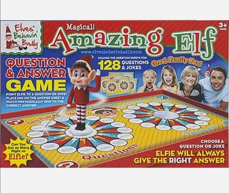 Elf Question And Answer Word & Jokes Fun Family Christmas Board Game
