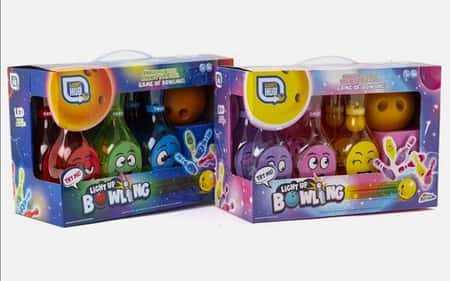 Grafix Light Up Led Kids Bowling Set