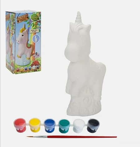 Paint Your Own Unicorn Garden / Statue Activity Kit - Ceramic - Arts & Crafts