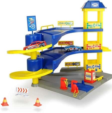 OFFICIAL DICKIE TOYS CITY CAR PARKING STATION PLAY SET