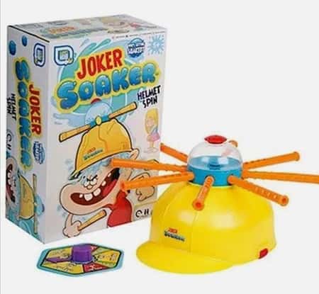 Play and Win Joker Soaker Helmet Spin Quality Time Family Fun Game