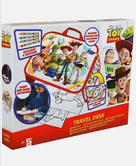 Toy Story 4 Fun Travel Set For Boys and Girls With Activities, Crayons, Stickers