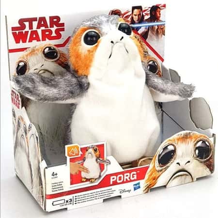 STAR WARS PORG PLUSH INTERACTIVE TOY WITH SOUNDS