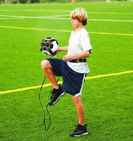 Football Self Training Kicking Practice Trainer Aid Equipment Soccer Waist Belt