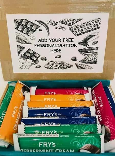 Personalised Cadbury Frys Chocolate Cream Mix Selection Hamper