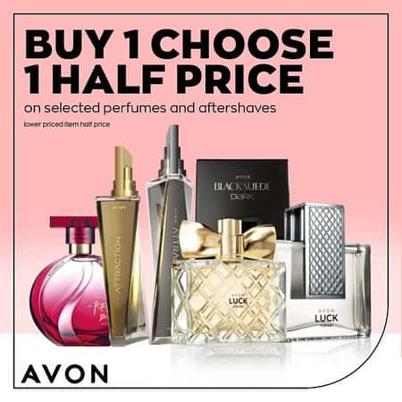 Buy 1 choose 1 half price on selected perfumes and aftershaves