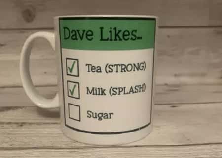 Tea / Coffee - How do you like it ? Personalised Mug