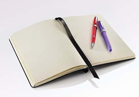 SAVE - Dotted Journal Gift Set with Two Bailey Light Rollerball Pens