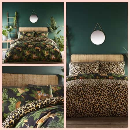 Beautiful leapord print design bedding
