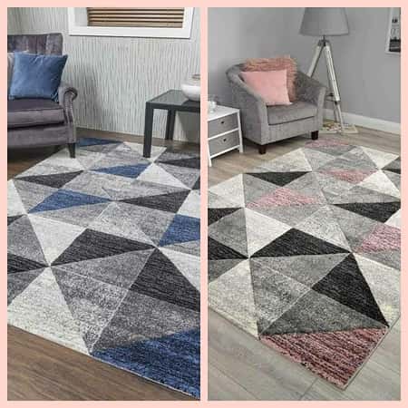 Beautiful geometric style rugs