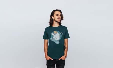 Fat cat skate tee.