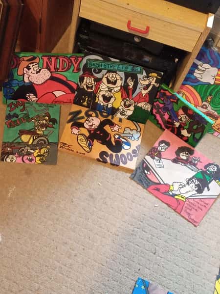Beano and dandy collection of artworks