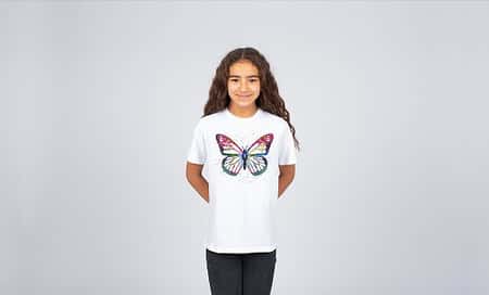 Kids Butterfly tee.