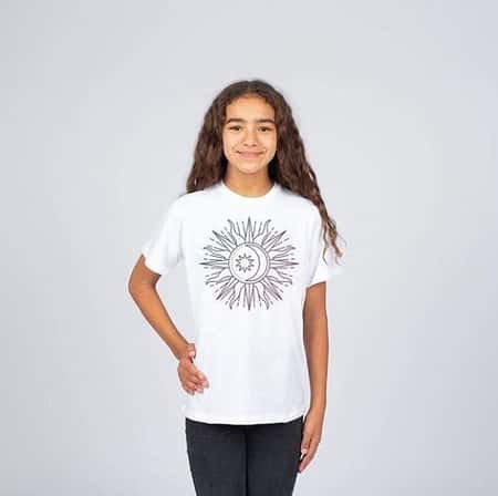 Girls 'Sun Moon Tee' £15