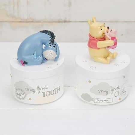 Disney Magical Beginnings Tooth & Curl Boxes - Pooh & Eeyore