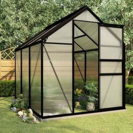 GREENHOUSE WITH BASE FRAME ALUMINIUM 3.61M²