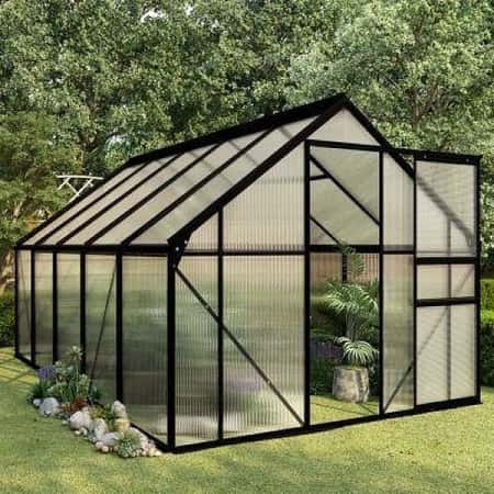 GREENHOUSE ANTHRACITE ALUMINIUM 5.89M²
