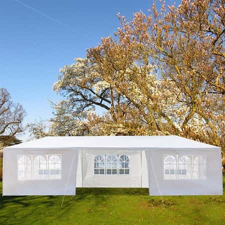 3 x 9m Seven Sides Portable Home Use Waterproof Tent with Spiral Tubes