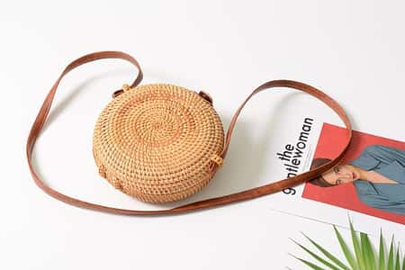 Rattan Shoulder Bag - 15% OFF first order