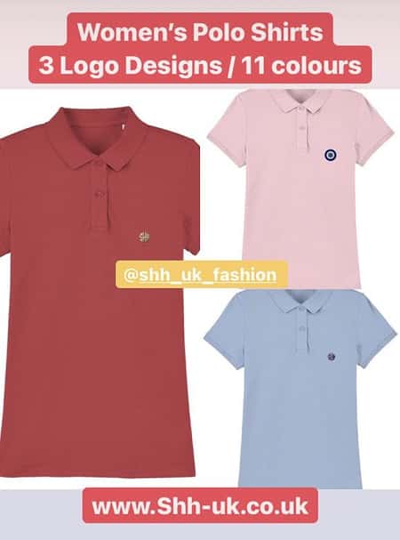 20% off SHH! Women's Polo Shirts