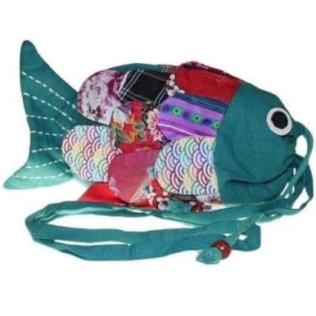Recycled Handmade Fish Bag