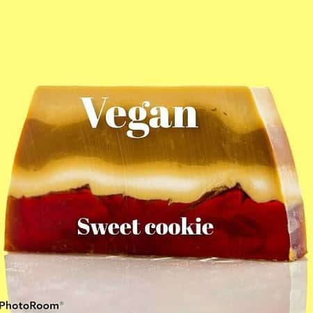 Vegan Friendly Handmade Soap Slice - Sweet Cookie