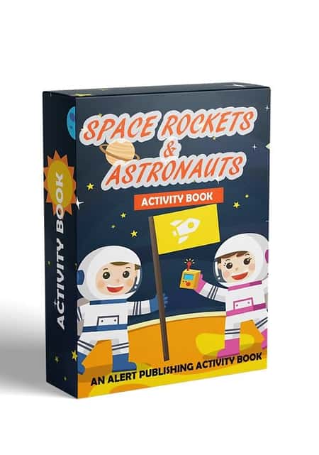 Have Fun with these FREE Top Quality Space Rockets & Astronauts Illustrations already to colour