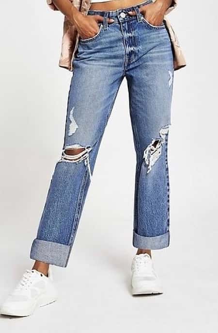 SALE - Famous Name Denim Ripped Jeans