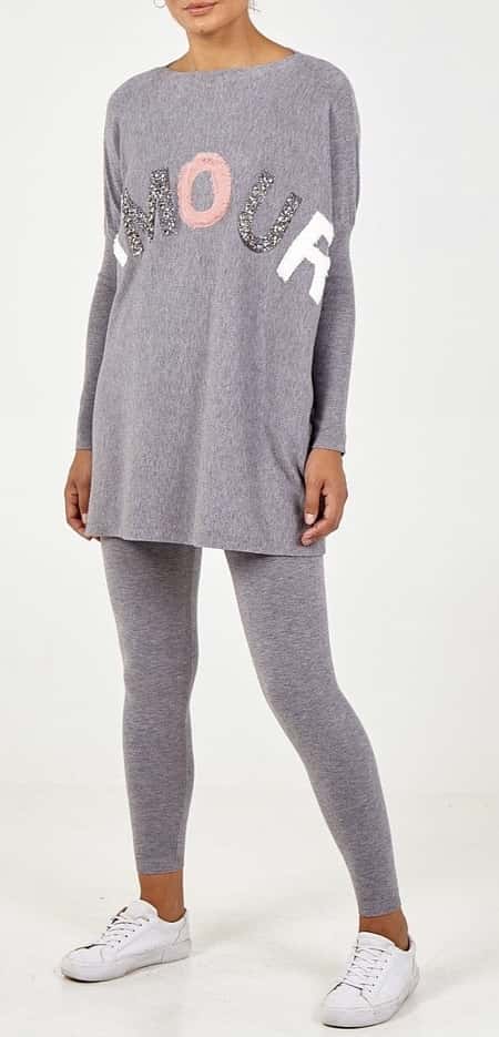 Luxury Amour Grey Lounge set