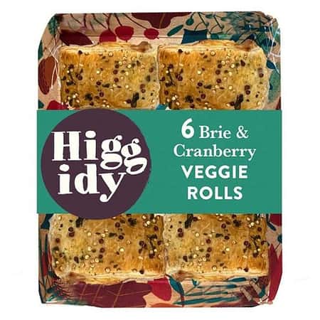 Higgidy Brie & Cranberry Veggie Rolls 160g - £2.65!
