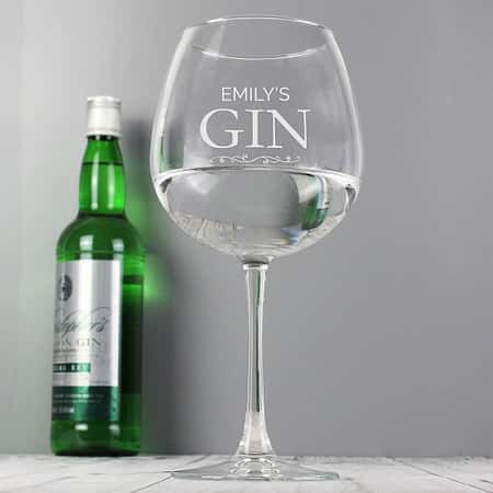 SAVE £4 - Personalised Gin Balloon Glass