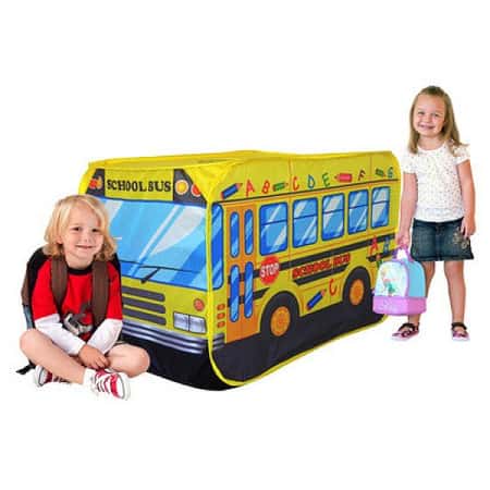 Charles Bentley Children’s School Bus Pop Up Play Tent - £9.99 was £14.99