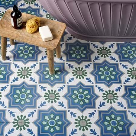 Algarve Encaustic Satin