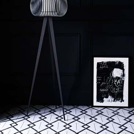 Jigsaw Hopscotch Encaustic By Neisha Crosland Plaster Grey
