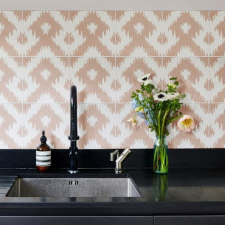 Navajo Blush Rose Encaustic Tiles