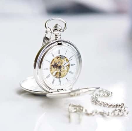 WAS £48.99 NOW £42.99 Free UK Delivery - Dual Opening Pocket Watch Personalised