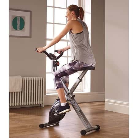 SAVE 20% - MXC1 Folding Exercise Bike - Silver!