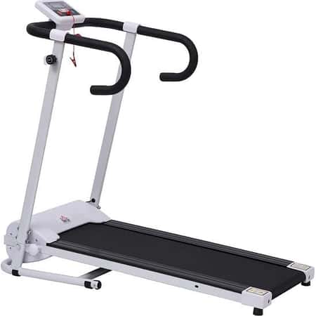 SAVE 19% - Electric Motorised Folding Treadmill - White!