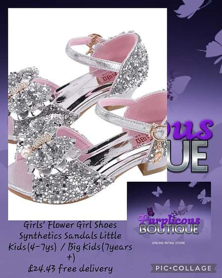 Girls' Flower Girl Shoes Synthetics Sandals Little Kids(4-7ys) / Big Kids(7years +) 💥£24.43