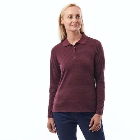 Save 40% on Women's Shoreline Long Sleeve Polo Shirt!