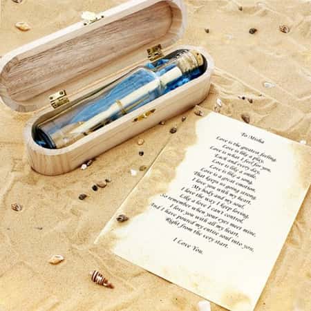 £19.99 - Free UK Delivery - Message In A Bottle